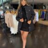 Parka Sarja Chic - Preto