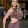 Vestido Longo Fluit Fivela