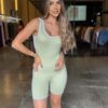 Macaquinho Fitness Bicolor