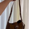 Bolsa Feminina de Ombro com Fecho - Caramelo
