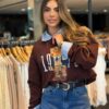 Blusa Moletom Urso - Marrom