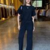 Conjunto Feminino Tricô Modal Elegante - Preto