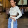 Blusa Luxo Detalhe Amarração