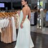 Vestido Longo Amarração Detalhe Pedra - Verde